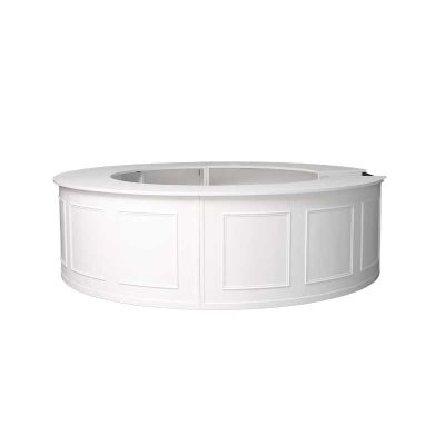 Willow Round Bar White